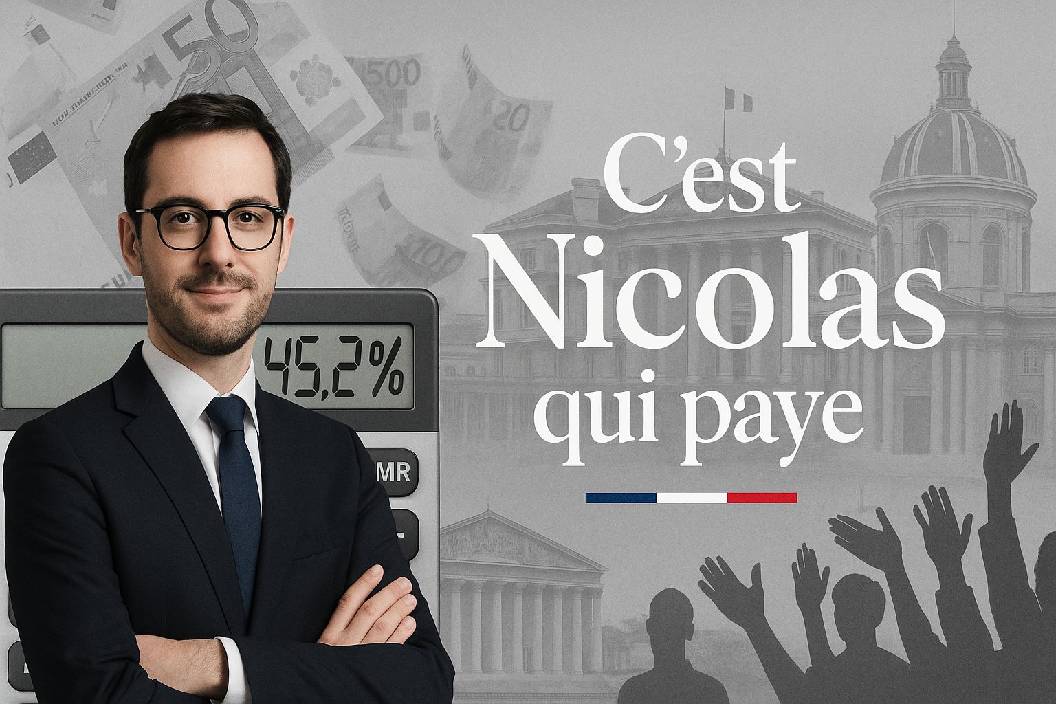 Nicolas face aux 45,2% de prélèvements obligatoires